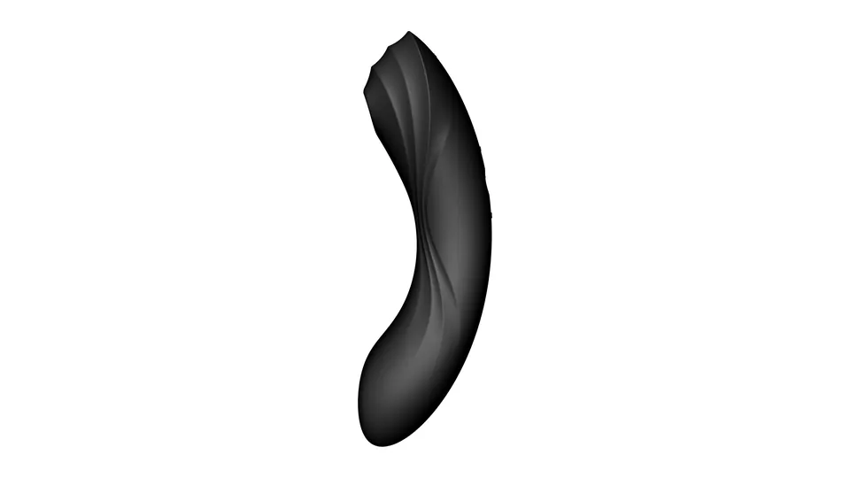 Satisfyer Curvy Trinity 4 Erfahrungen: Ansicht in Schwarz von der Seite