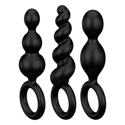 Analplug Vergleich: Satisfyer Booty Call Set vor weißem Hintergrund