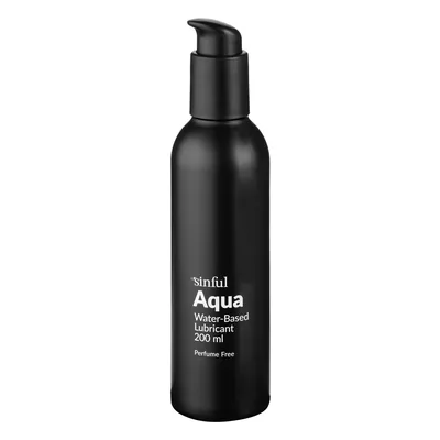 Sinful Aqua Gleitgel auf Wasserbasis 200 ml, Testsieger Gleitgel